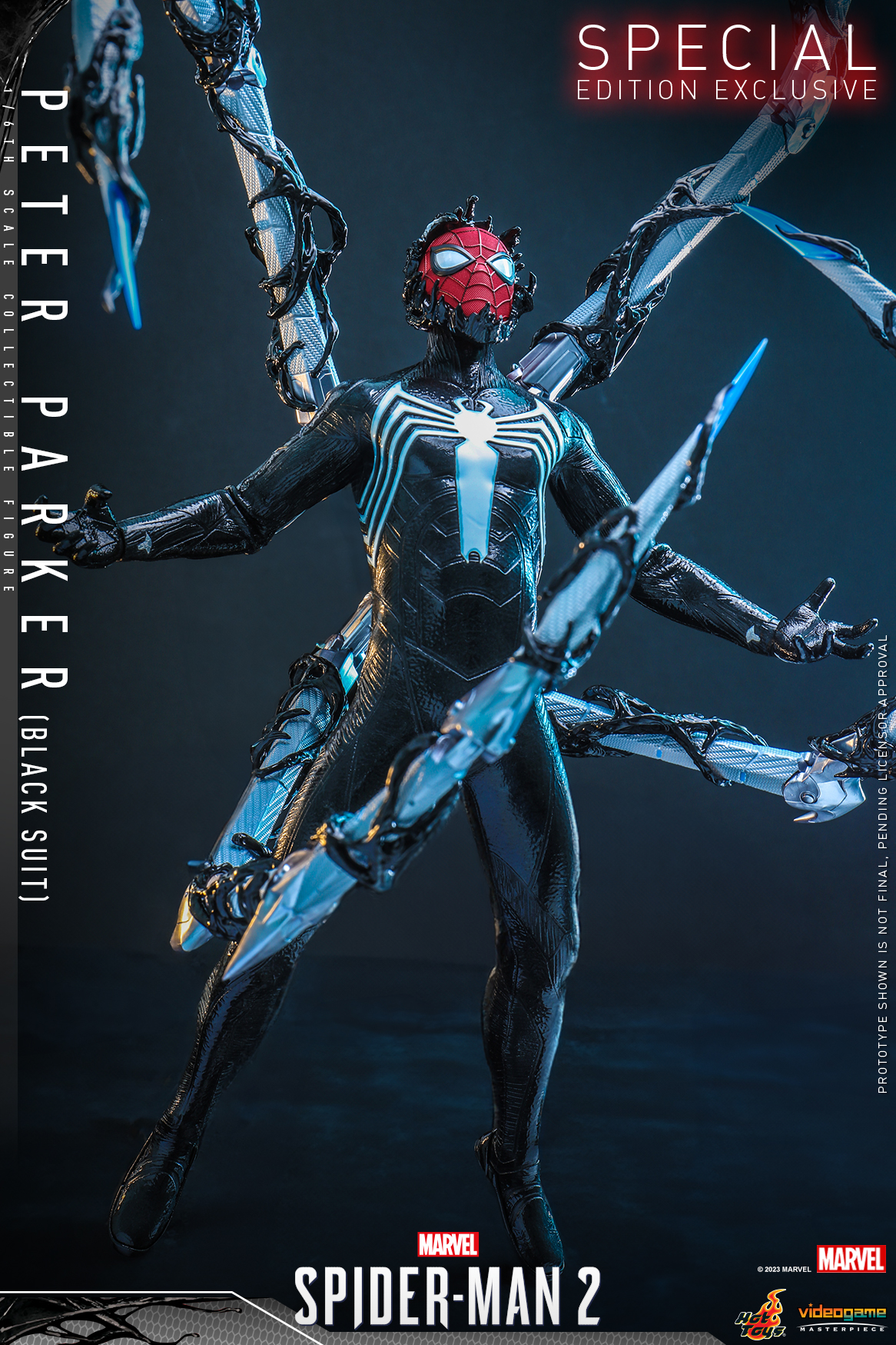 VGM56B - Marvel's Spider-Man 2 - 1/6th scale Peter Parker (Black Suit)  (Special Edition) - Kingdomcome